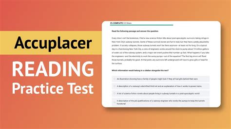 is the accuplacer reading test hard|is accuplacer easier than act.